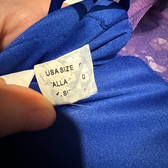 Mori Lee Blue Prom Dress - Picture 15 of 16